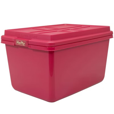 Hefty 18gal Tote Red | Target