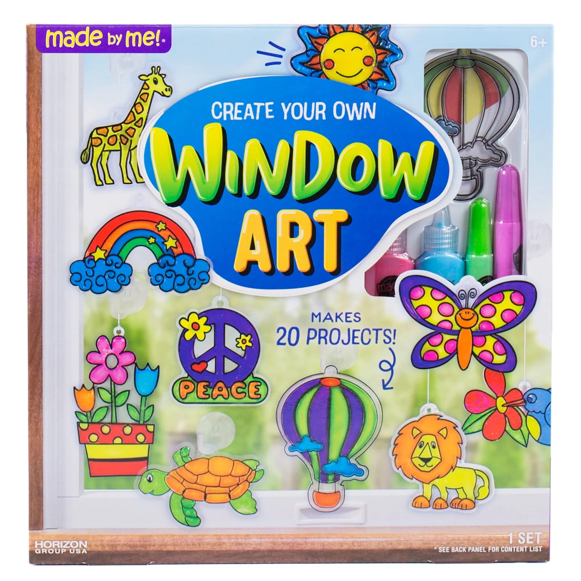 Made By Me Create Your Own Window Art, Paint 12 Suncatchers, 6+, Art & Craft Kits For Boys & Girl... | Walmart (US)