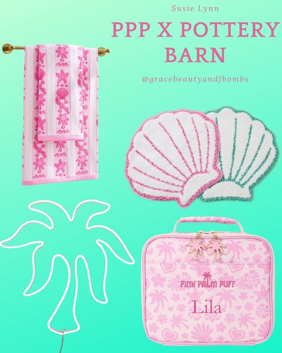 The collab my almost-13-year old has been dreaming of 
#pinkpalmpuff #potterybarnteen #teenbathroom

#LTKKids #LTKHome #LTKSeasonal