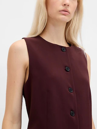 High-Neck Vest | Gap | Gap (US)