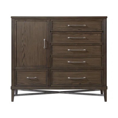 Raaya 6 Drawer 54" W Solid Wood Dresser | Wayfair North America