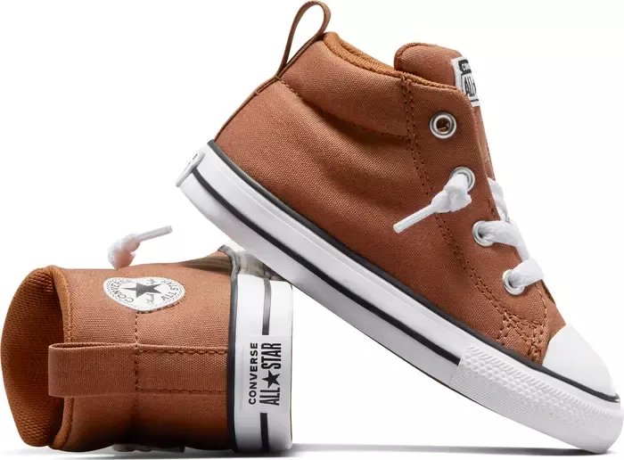 brown leather converse for kids