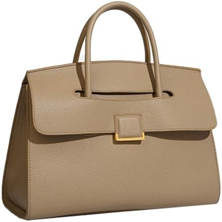 Womens Fashion Tote Bag Large Vegan Leather Handbag Vintage Shoulder Purse Ladies Working Satchel... | Amazon (US)