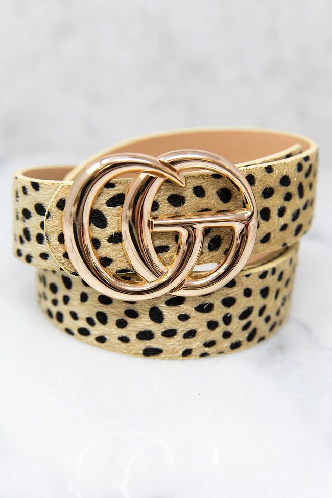 Great Escape Animal Print Belt | The Pink Lily Boutique