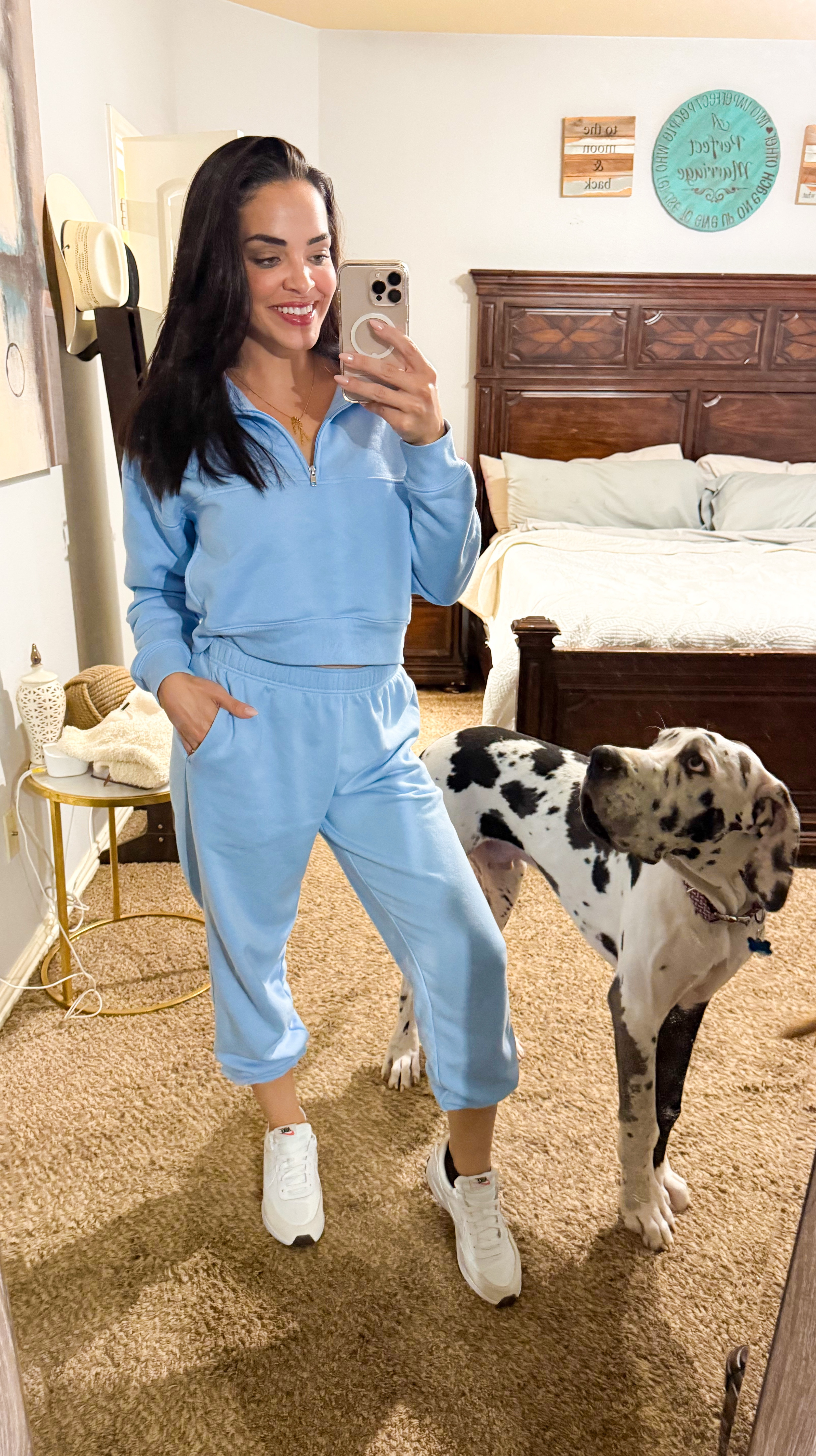 Look for  less!! This set from Walmart is perfect for fall football nights. Size up for a more relaxed fit. 

#LTKFamily #LTKSeasonal #LTKSaleAlert