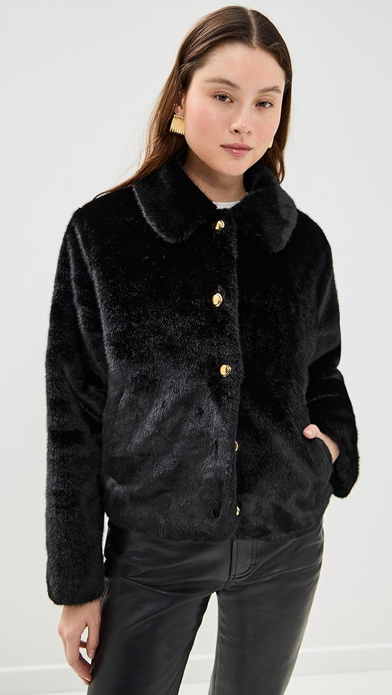 Faux Fur Collared Jacket | Shopbop