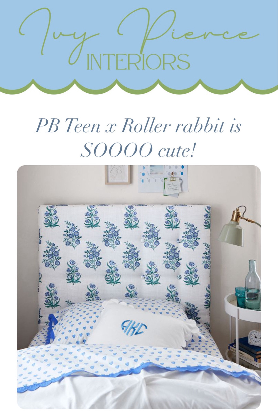 Adorable new PB teen x Roller rabbit collab!
