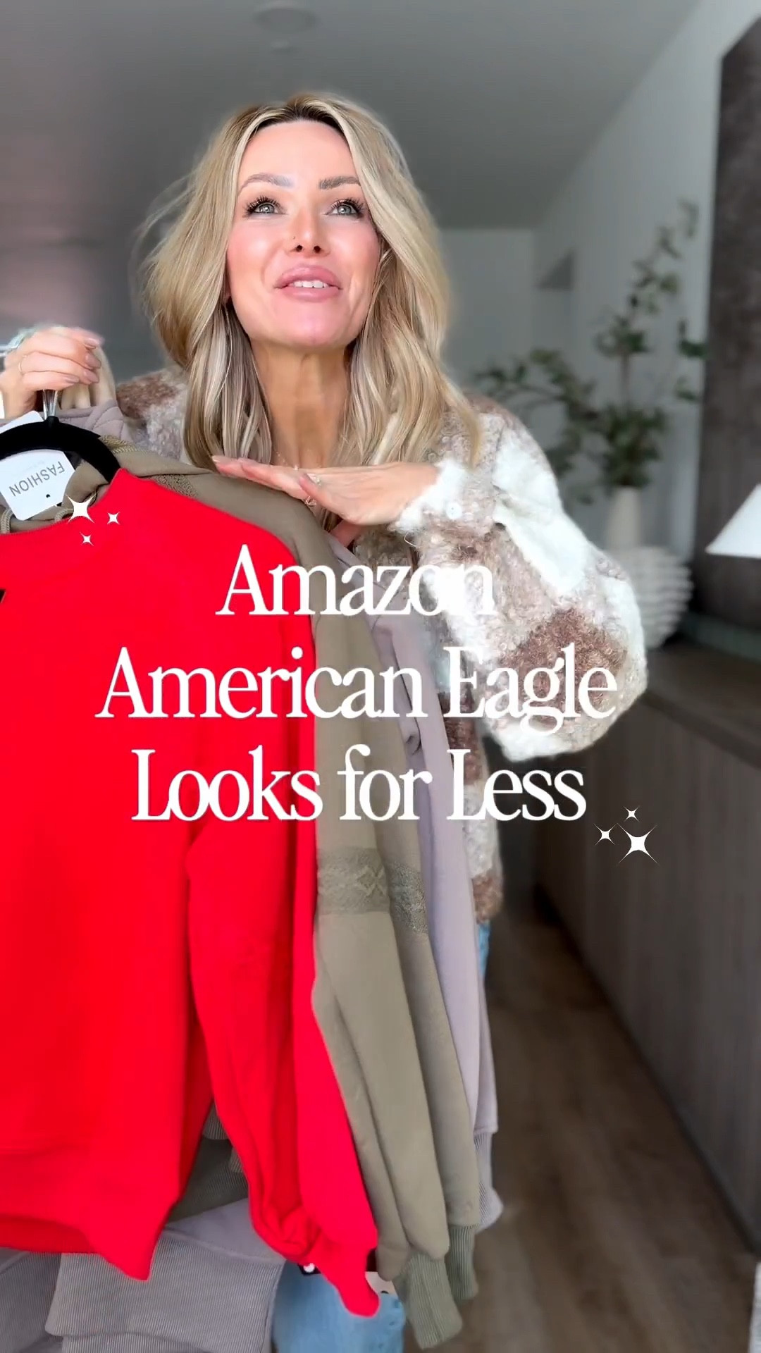Amazon MUST HAVES 💗🙌  comment AMAZON below and I will message you all the details!
 These American eagle look for less sweaters are insanely good! Such good detail with soft fuzzy insides!

#falloutfitinspo #falloutfitideas #winteroutfitideas #momoutfit