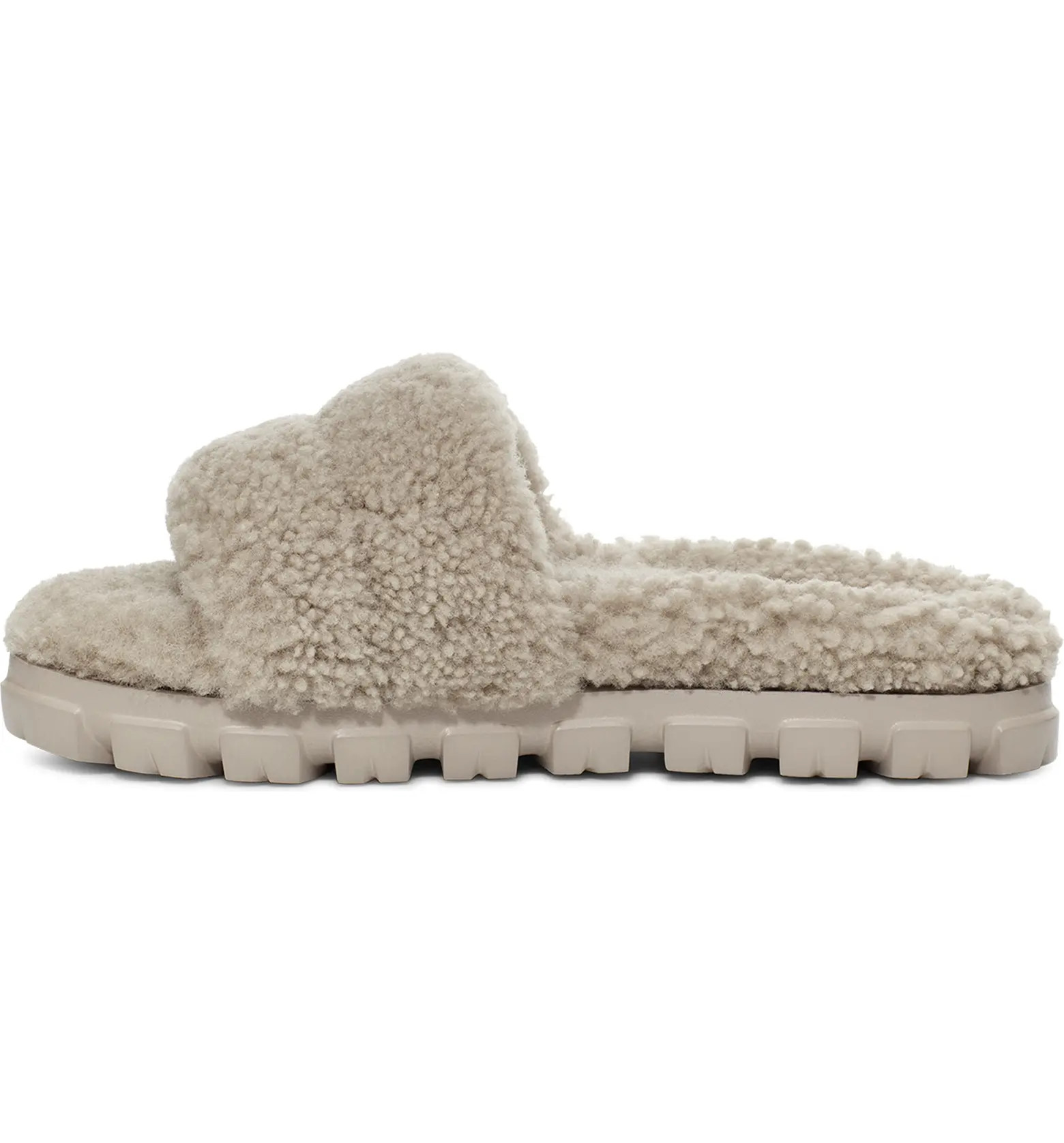 Cozetta Curly Genuine Shearling Slide Slipper (Women) | Nordstrom
