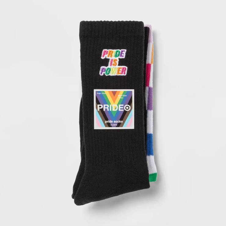 Pride Adult Checkered Socks | Target