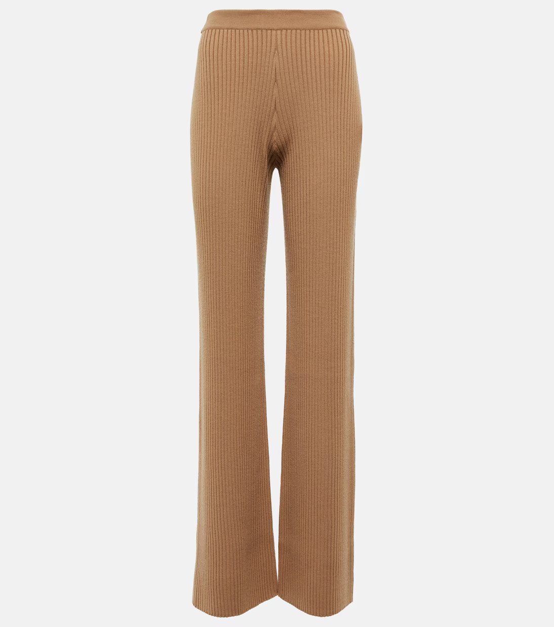 Wool and cashmere ribbed-knit pants | Mytheresa (US/CA)