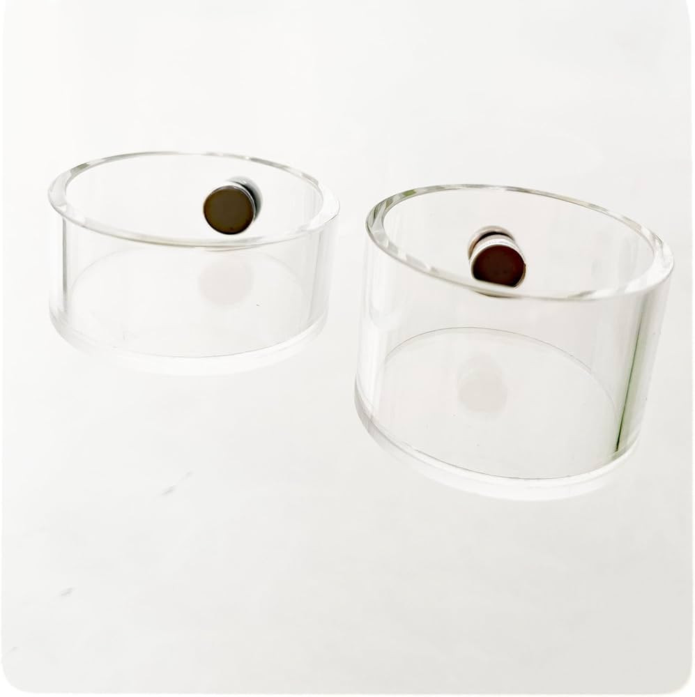 2Pcs Jumping Spider Feeding Dish, Magnetic Tiny Food Dishes Water Dish for Jumping Spider, Tarant... | Amazon (US)