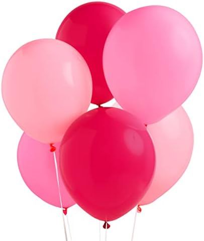 xo, Fetti Pink Birthday Balloon Set - 24 pk, 12" | Bachelorette Party Decorations, Bridal Shower,... | Amazon (US)