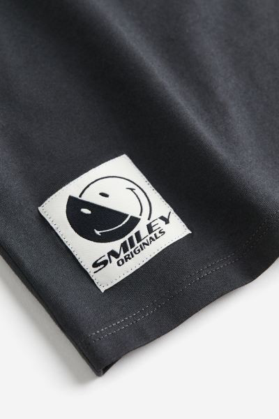 Oversized Printed T-shirt - Cream/The Strokes - Ladies | H&M US | H&M (US + CA)