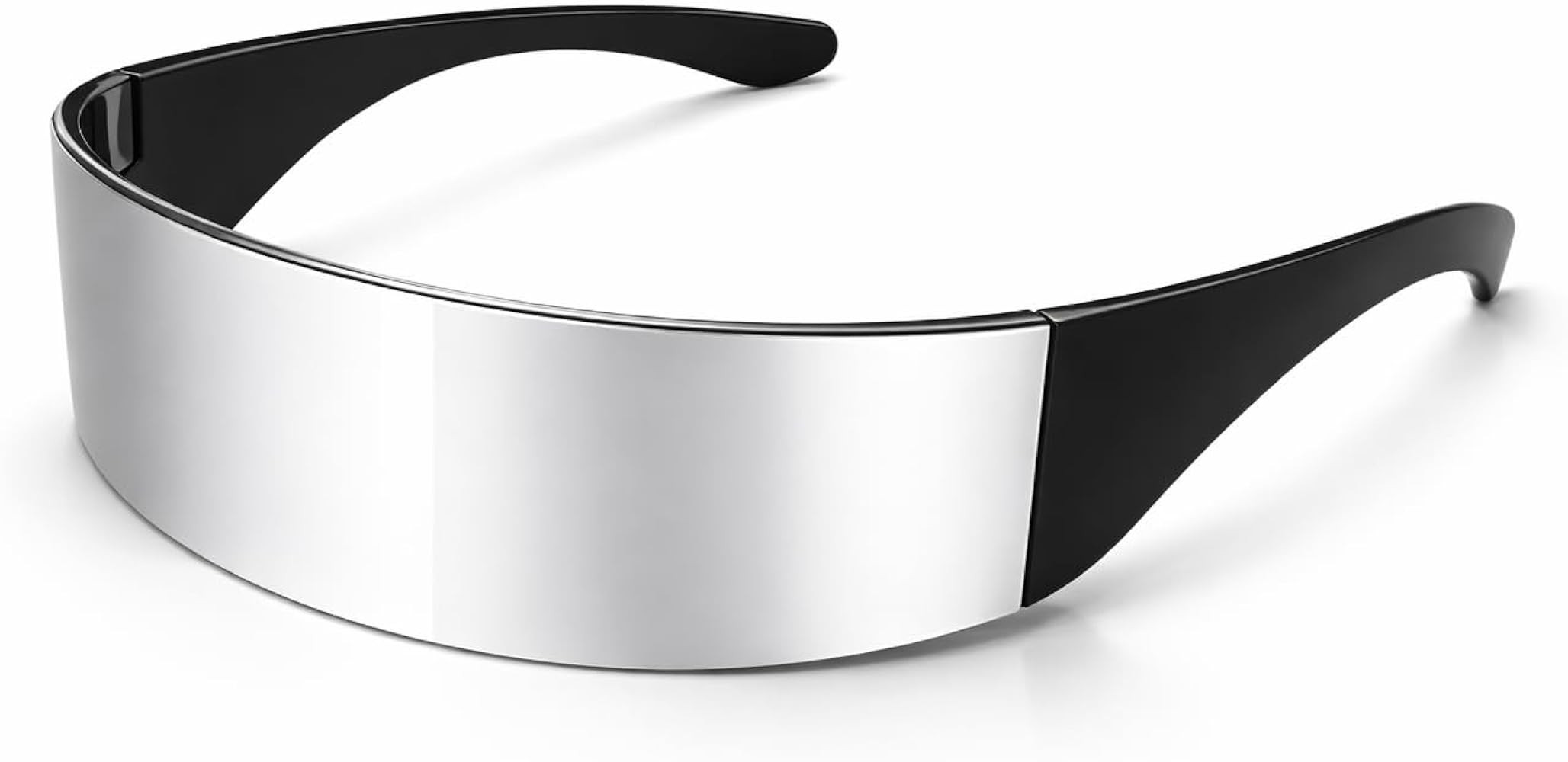 Vaulted Skulls & Co Futuristic Mirror Wrap Around Glasses | Cyber Sunglasses | Futuristic Shades ... | Amazon (US)