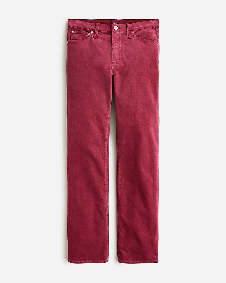 High-rise slim demi-boot pant in corduroy | J. Crew US