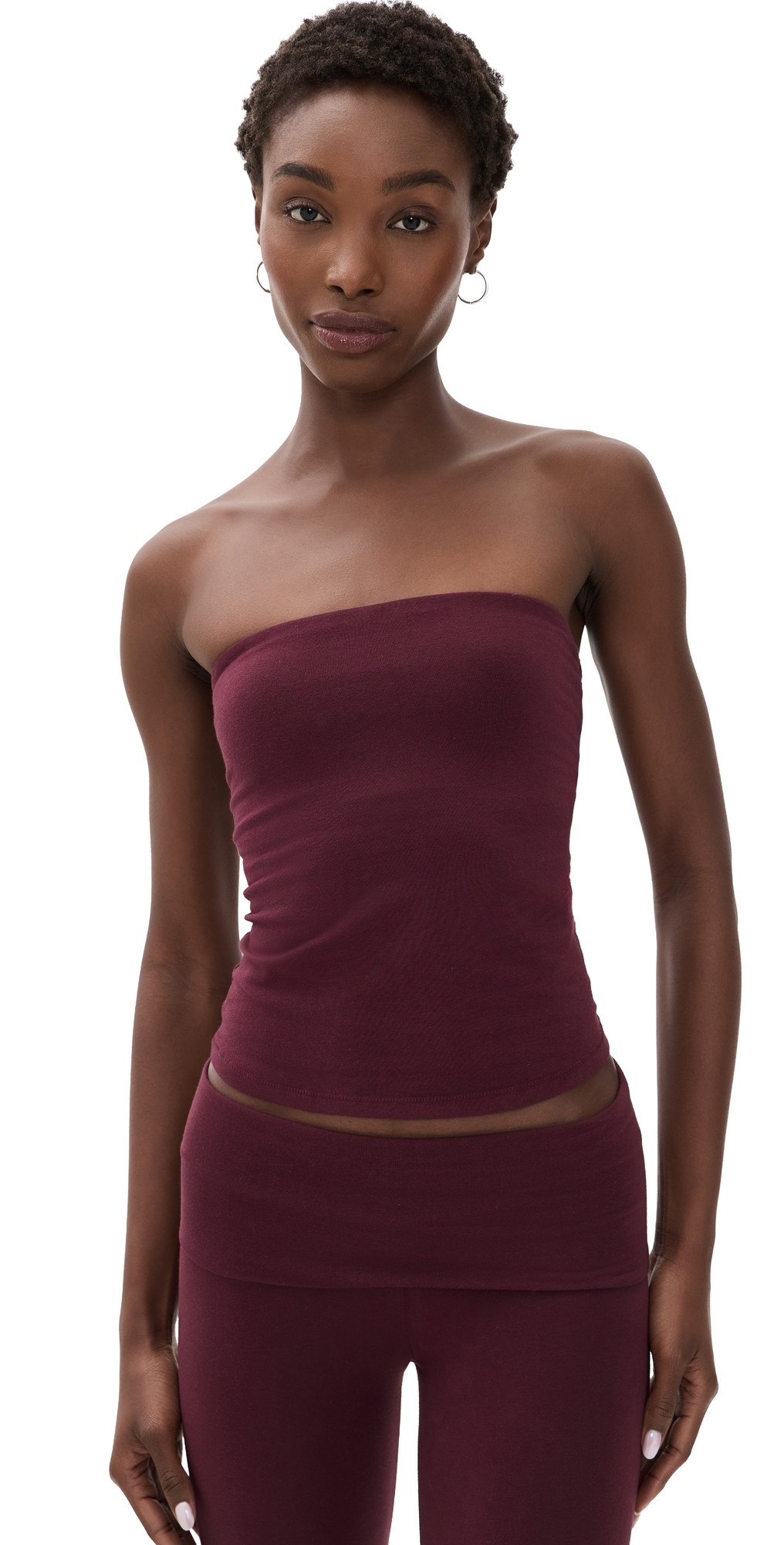 SKIMS Tube Top Currant S | Shopbop