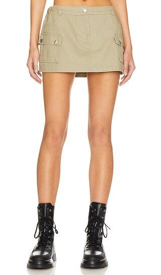 Krisha Skirt in Alfalfa | Revolve Clothing (Global)