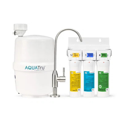 AquaTru Under Sink Reverse Osmosis Water Filter System with Alkaline pH+ Filter | Certified to Remove Lead, Chlorine, Fluoride, PFAs and More for Pure | Wayfair Professional