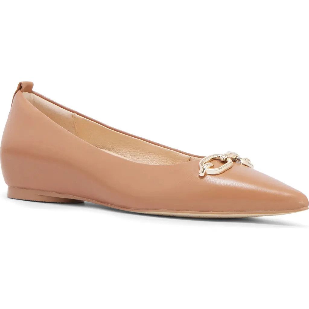 FRANKIE4 London Pointed Toe Flat in Tan at Nordstrom, Size 6 | Nordstrom