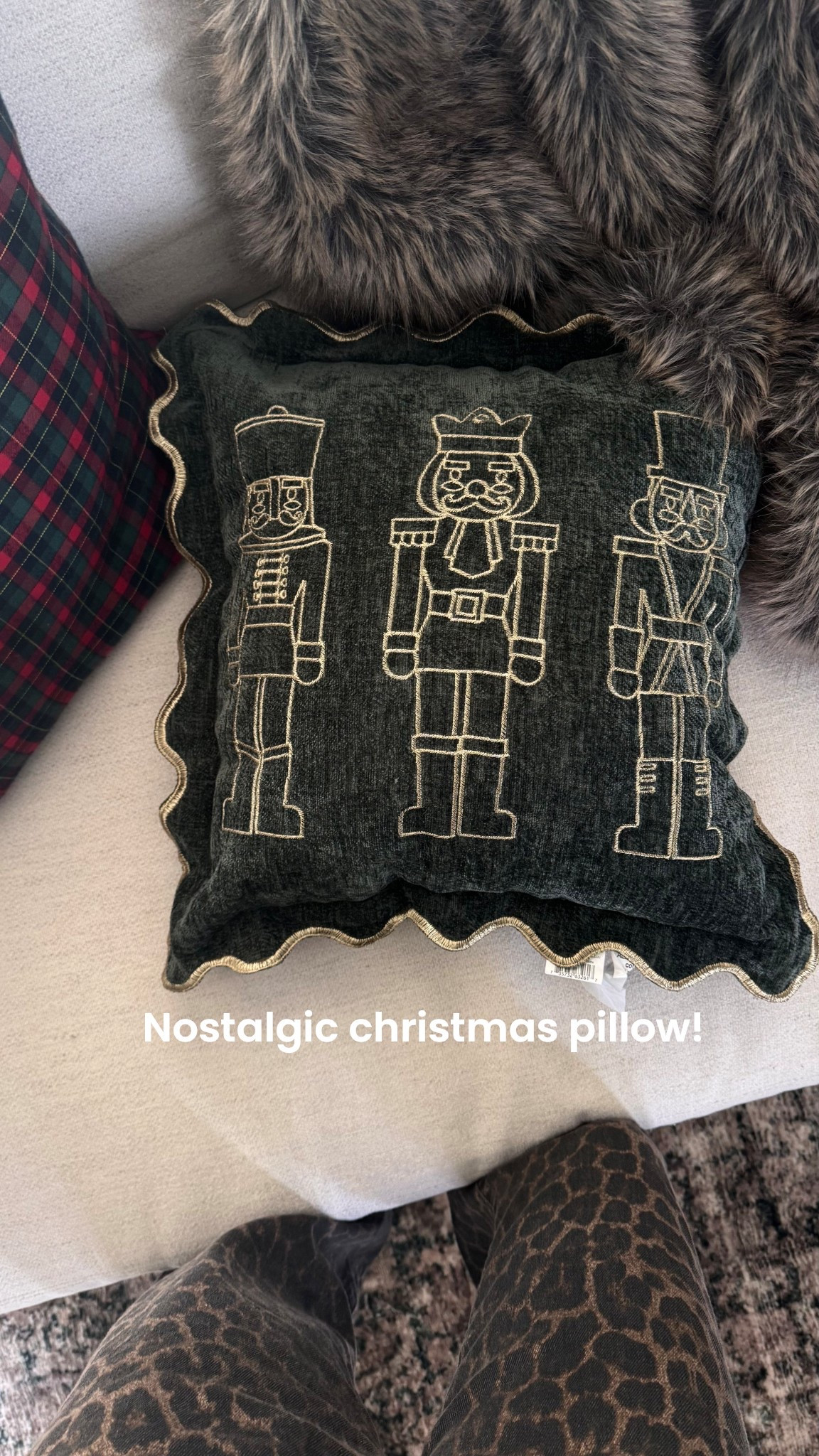 This green and gold nostalgic Nutcracker pillow is precious! The best part, it’s only $20! 

#LTKSeasonal #LTKHome #LTKSaleAlert