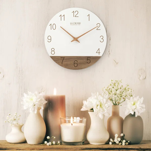 Sierra Wood 12" Wall Clock | Wayfair North America