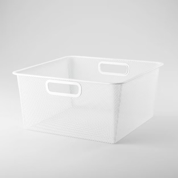 13" X 13" X 6.25" Short Metal Sweater Bin - Brightroom™ | Target