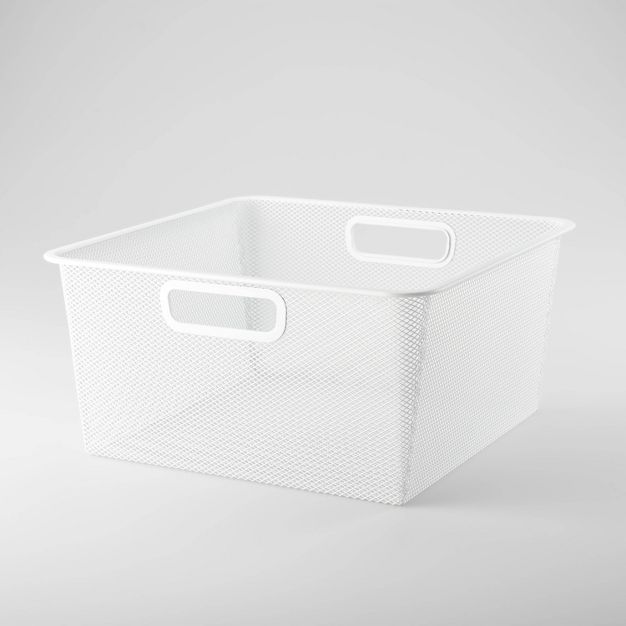 13" X 13" X 6.25" Short Metal Sweater Bin - Brightroom™ | Target