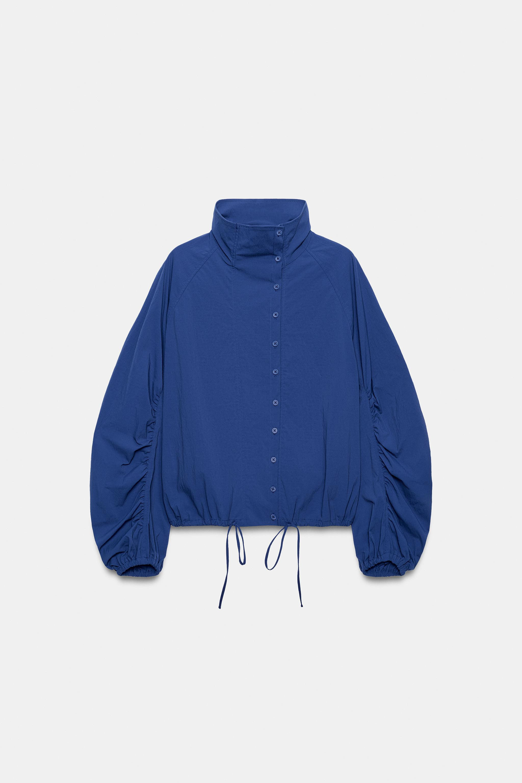 BUTTONED NYLON JACKET | Zara UK