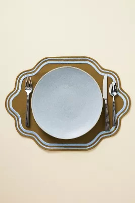 Madeline Embroidered Cotton Placemat | Anthropologie (US)