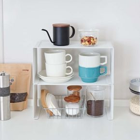 Yamazaki Tower Stackable Kitchen Rack | West Elm (US)