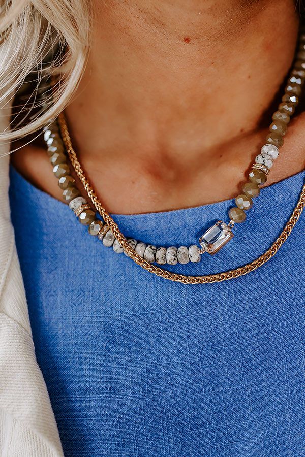 Try Your Luck Layered Necklace | Impressions Online Boutique