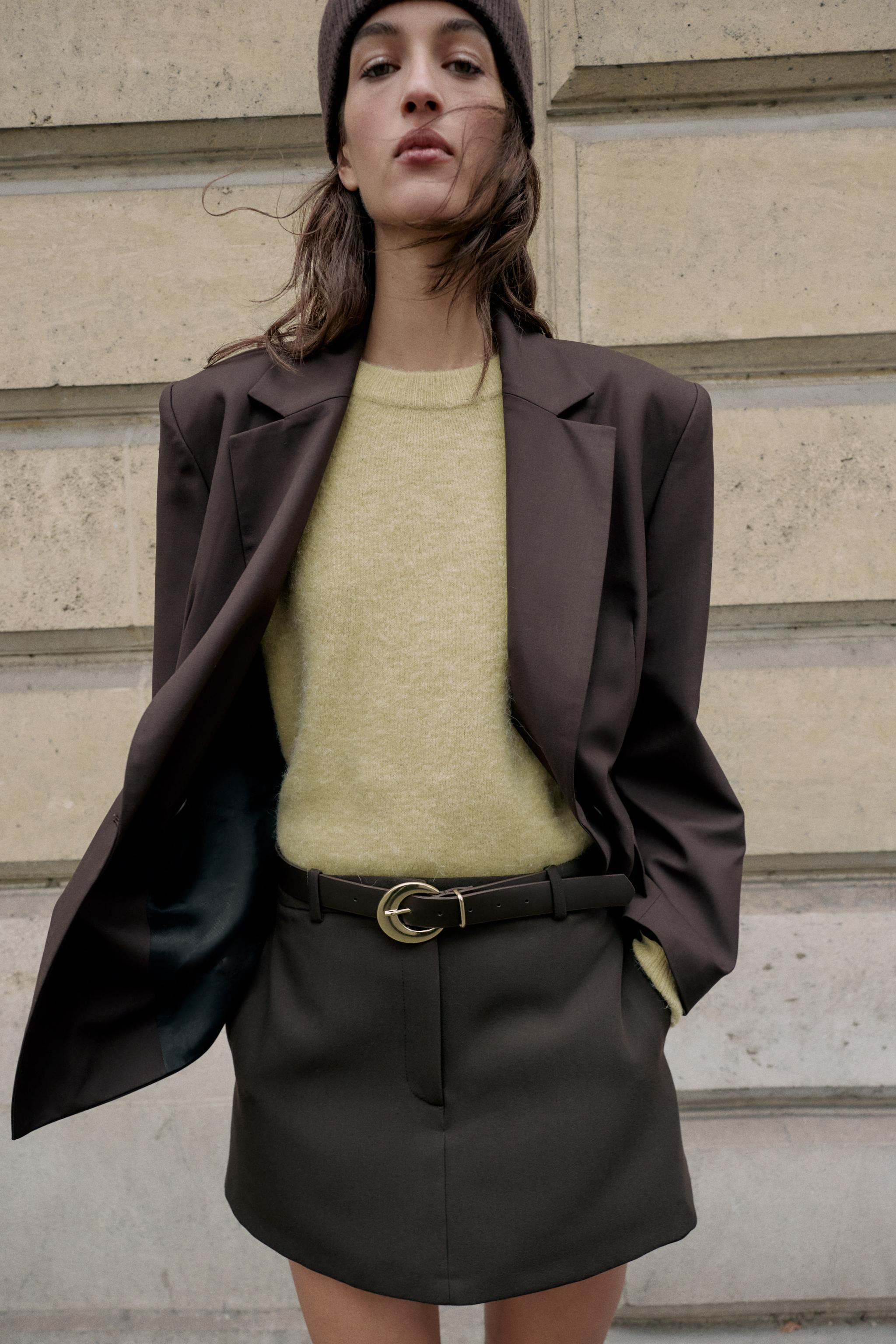 SKORT WITH BELT | Zara UK