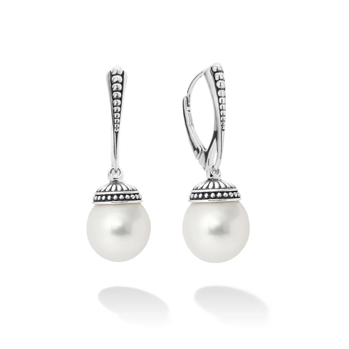 Luna Drop Pearl Earrings | LAGOS