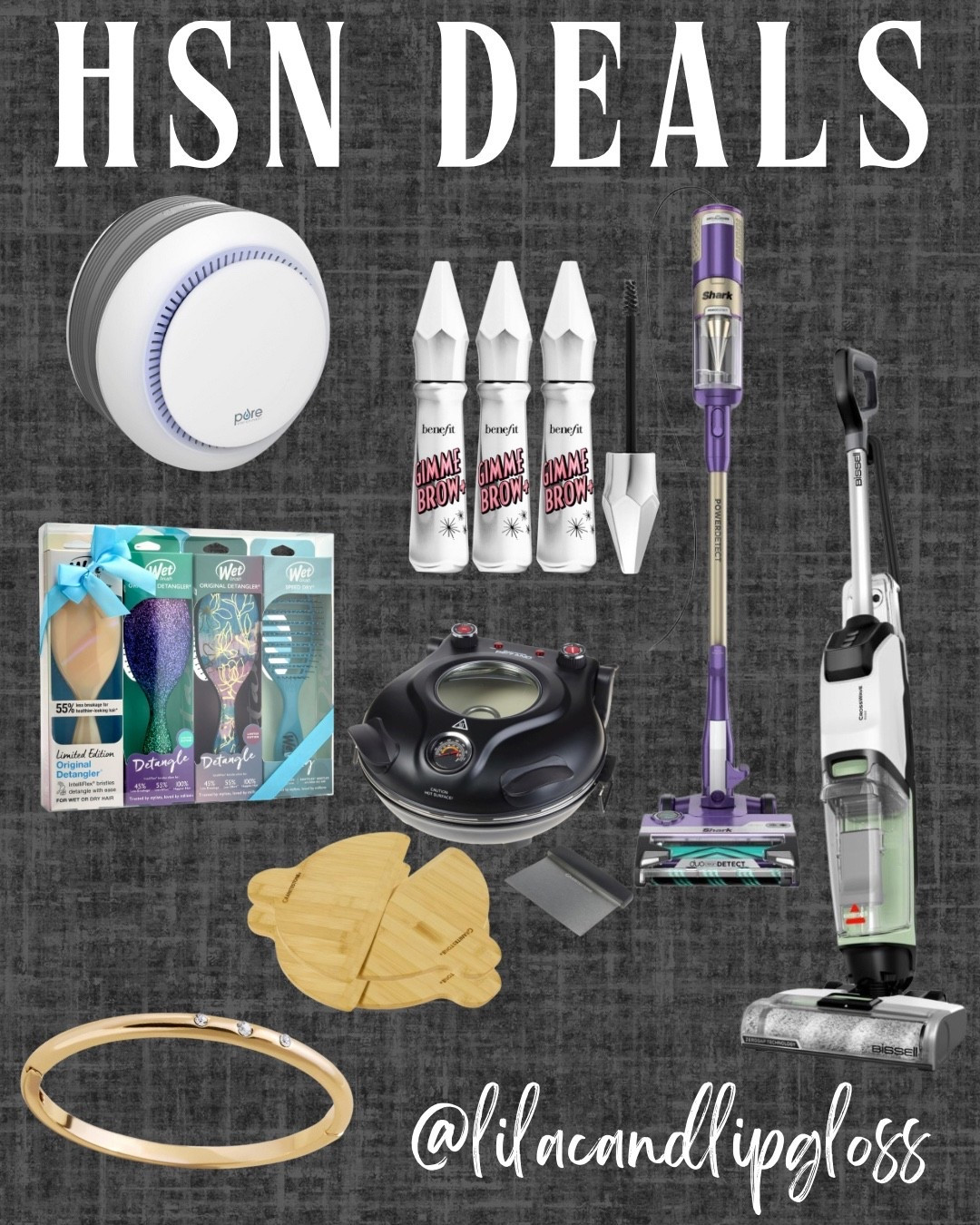 #Ad So much goodness on sale right now @HSN. Sharing my fav beauty and home deals! #HSNInfluencer #LoveHSN  @pureenrichment @thewetbrush @benefitscosmetics @sharkhome @bissellclean @baublebar @granitestone 

#LTKBeauty #LTKSaleAlert #LTKHome