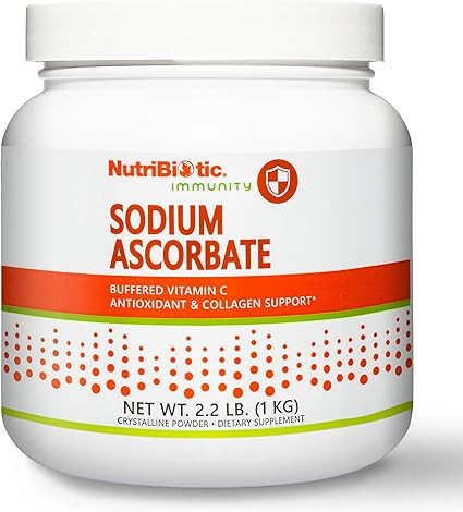 NutriBiotic - Sodium Ascorbate Buffered Vitamin C Powder, 2.2 Lb | Vegan, Non-Acidic & Easier on ... | Amazon (US)