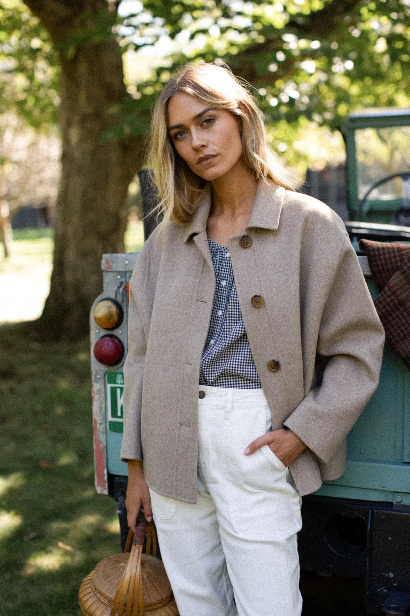 Ellis Coat - Oatmeal Heather | Marea