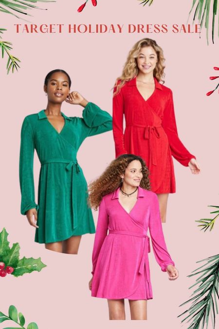 Target holiday dress sale - Balloon, long sleeve wrap dress, comes in multiple colors ✨

Holiday outfit, cocktail party outfit, holiday look, Christmas party outfit idea, sparkly dress, sparkly top, Pinterest inspired fashion, new years outfit idea

#LTKSeasonal #LTKwedding #LTKHoliday