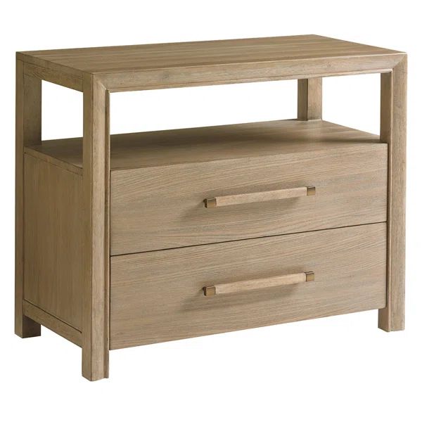 Shadow Play 29'' Tall 2 - Drawer Nightstand in Brown | Wayfair North America