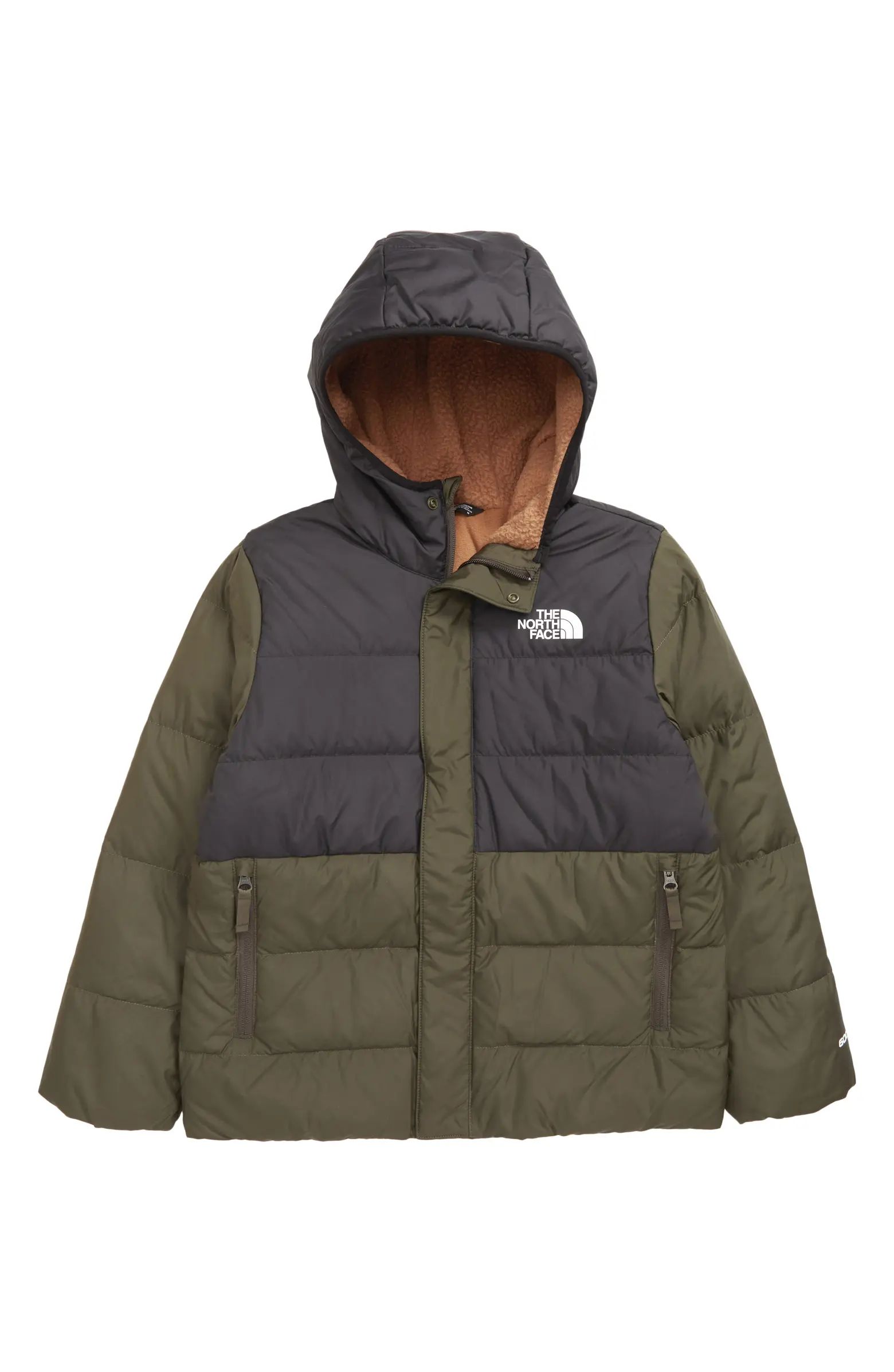 The North Face Kids' Water Repellent Fleece Lined 600 Fill Power Down Puffer Jacket | Nordstrom | Nordstrom