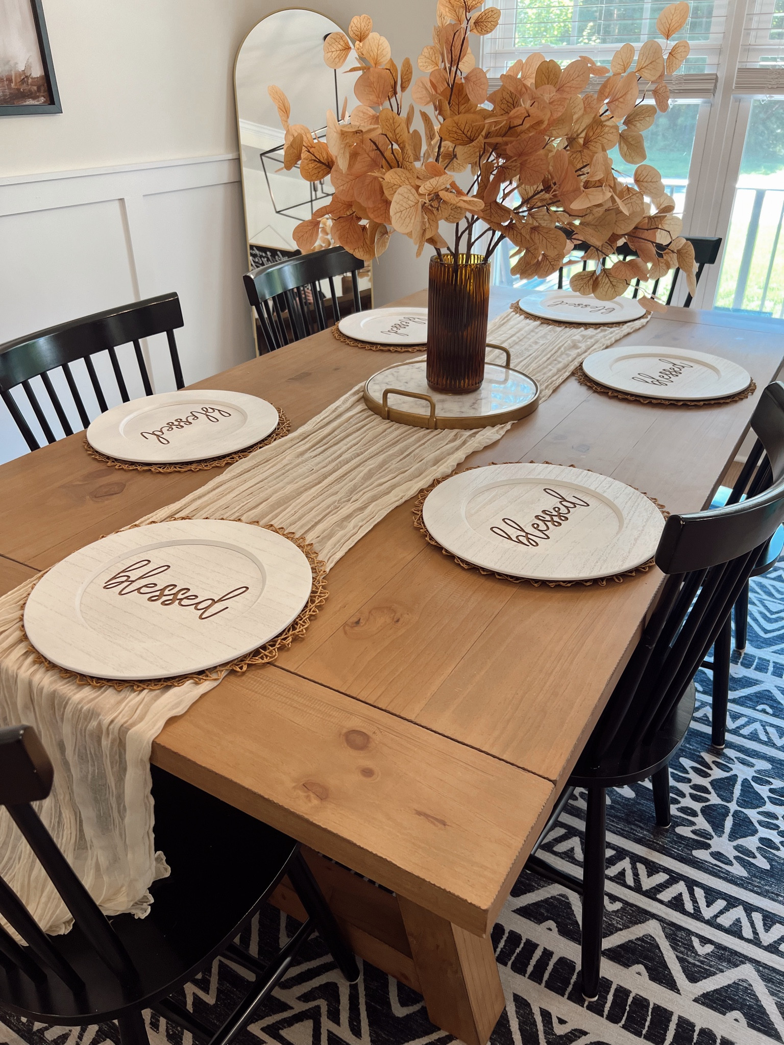 Blessed tablescape 🍽️  

#LTKParties #LTKFamily #LTKHome