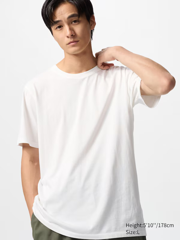 100% Supima Cotton T-Shirt | UNIQLO (UK)