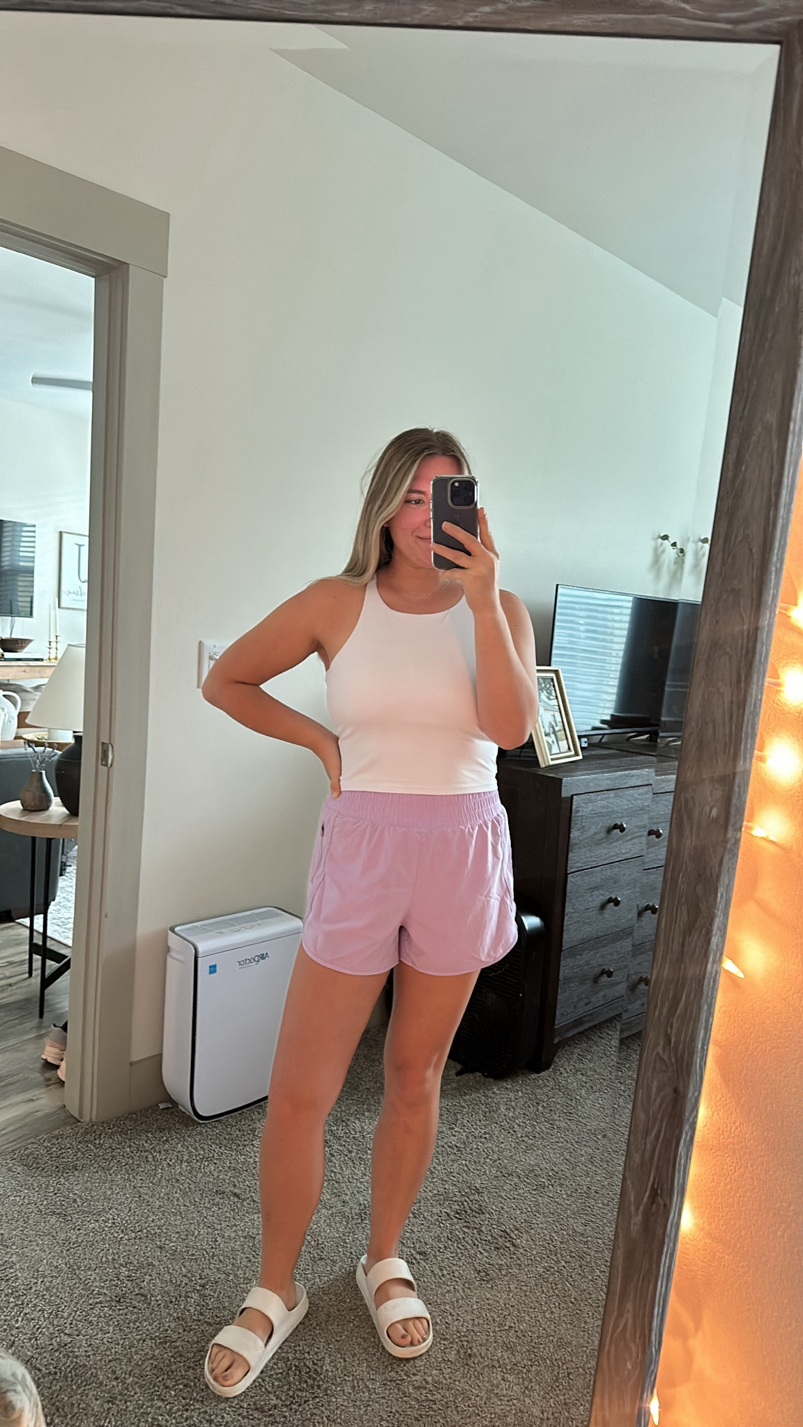 Tank & shorts both from Amazon. Both are awesome quality!

Large top
Medium shorts 

#LTKStyleTip #LTKFindsUnder50 #LTKFitness