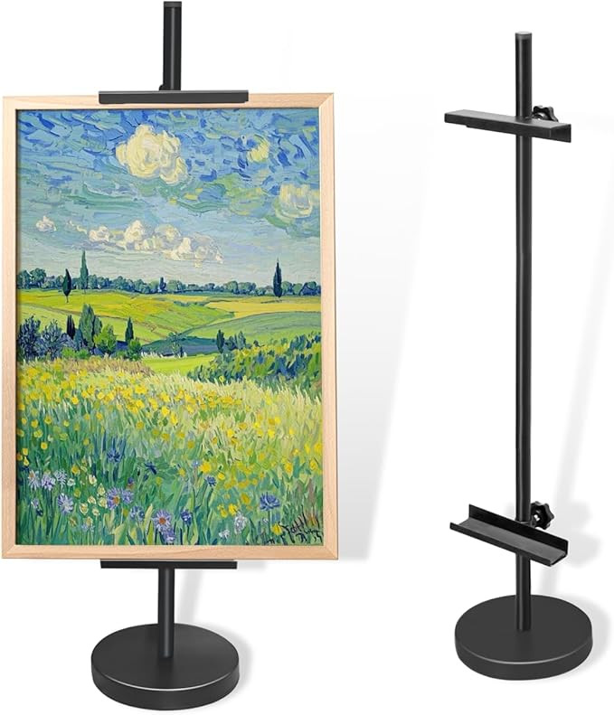 Adjustable Tabletop Easel Stand, Metal Easels for Display, Picture Stands for Display, Heavy Duty... | Amazon (US)