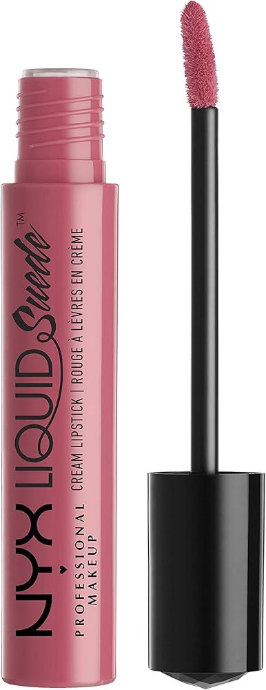 NYX PROFESSIONAL MAKEUP Liquid Suede Cream Lipstick - Tea Cookies (Muted Tea Rose Pink) | Amazon (US)