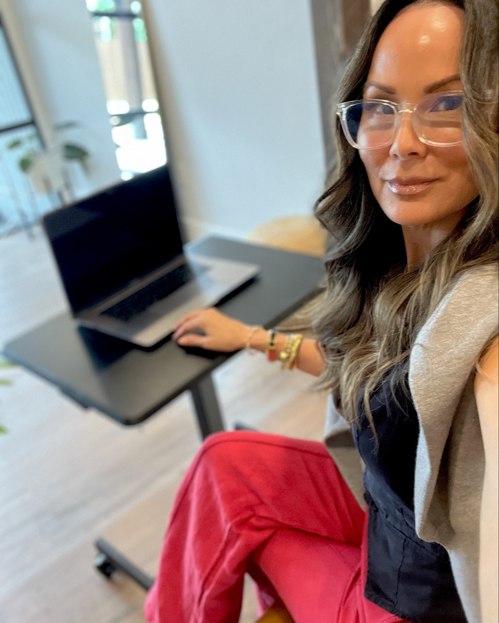 Sitting is so bad for you! A goal for this new sanctuary was to stand & work and be mobile throughout the house with all the different projects I’m working on. 
This small adjustable rolling desk is EXACTLY what I needed. Comes in different colors, too. 

#LTKHome #LTKWorkwear #LTKFindsUnder100