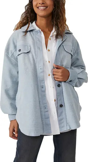 Free People We the Free Ruby Fleece Shirt Jacket | Nordstrom | Nordstrom