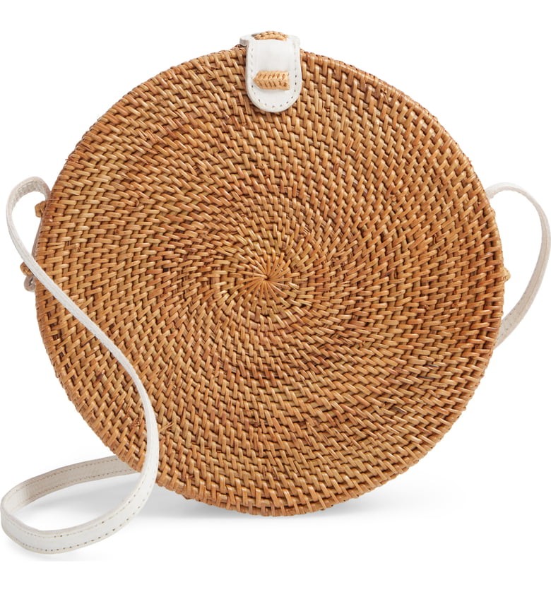 Woven Rattan Circle Basket Crossbody | Nordstrom