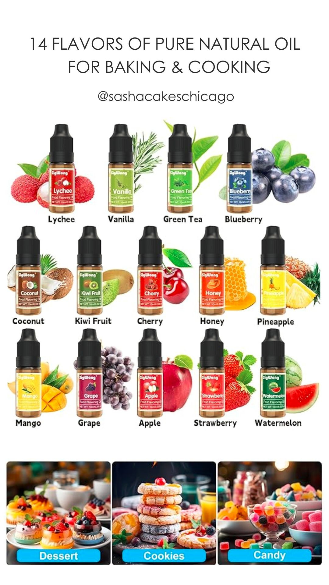 Elevate your baking and cooking with 14 flavors of pure, natural oils! 🌿✨ From sweet to savory, these oils are your new kitchen essential. Click to shop and add a burst of flavor today! 

 #LTKGiftGuide #LTKHome