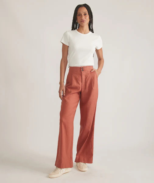 Flora High Waisted Trouser | Marine Layer
